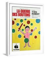 La guerre des boutons-Raymond Savignac-Framed Premium Edition