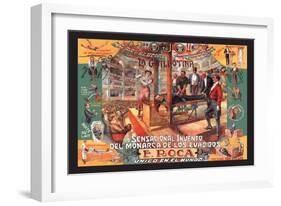 La Guillotina: F. Roca-null-Framed Art Print