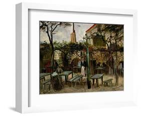 La Guinguette in Montmartre, c.1886-Vincent van Gogh-Framed Giclee Print