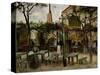 La Guinguette in Montmartre, c.1886-Vincent van Gogh-Stretched Canvas