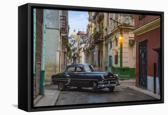La Habana Vieja, Havana, Cuba, West Indies, Caribbean, Central America-Alan Copson-Framed Stretched Canvas