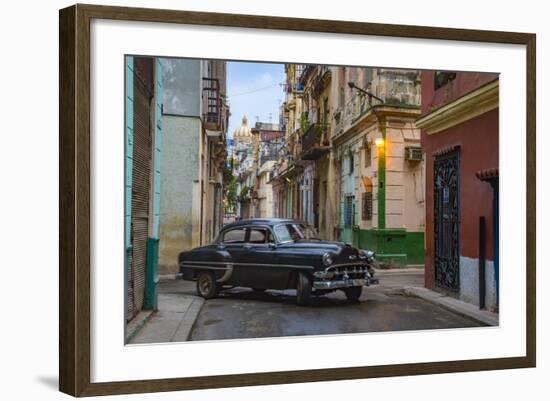 La Habana Vieja, Havana, Cuba, West Indies, Caribbean, Central America-Alan Copson-Framed Photographic Print