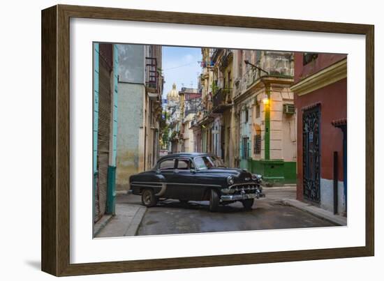 La Habana Vieja, Havana, Cuba, West Indies, Caribbean, Central America-Alan Copson-Framed Photographic Print