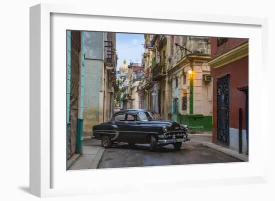 La Habana Vieja, Havana, Cuba, West Indies, Caribbean, Central America-Alan Copson-Framed Photographic Print