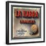 La Habra Brand - La Habra, California - Citrus Crate Label-Lantern Press-Framed Art Print