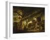 La Halte ("The Public House Door")-George Morland-Framed Giclee Print