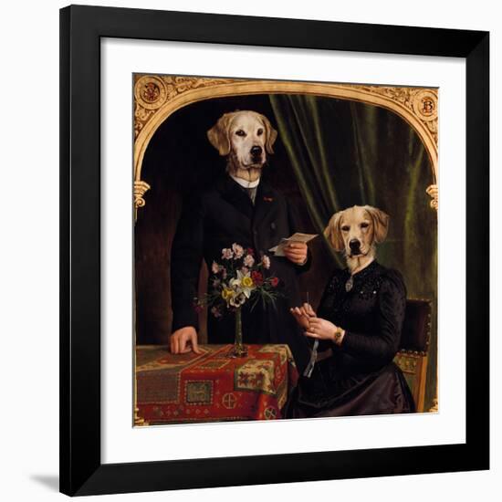 La Haute Societe-Thierry Poncelet-Framed Premium Giclee Print