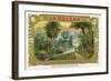 La Helena Brand Cigar Box Label-Lantern Press-Framed Art Print