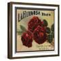 La Hermosa Brand - California - Citrus Crate Label-Lantern Press-Framed Art Print