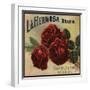 La Hermosa Brand - California - Citrus Crate Label-Lantern Press-Framed Art Print