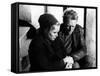 La Honte THE SHAME (SKAMMEN) by IngmarBergman with Liv Ullmann and Max von Sydow, 1968 (b/w photo)-null-Framed Stretched Canvas