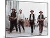 La Horde Sauvage THE WILD BUNCH by Sam Peckinpah with Ben Johnson, Warren Oates, William Holden and-null-Mounted Photo