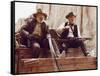 La Horde Sauvage THE WILD BUNCH by Sam Peckinpah with Edmond O'Brien and William Holden, 1969 (phot-null-Framed Stretched Canvas