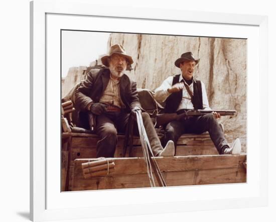 La Horde Sauvage THE WILD BUNCH by Sam Peckinpah with Edmond O'Brien and William Holden, 1969 (phot-null-Framed Photo