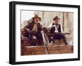 La Horde Sauvage THE WILD BUNCH by Sam Peckinpah with Edmond O'Brien and William Holden, 1969 (phot-null-Framed Photo