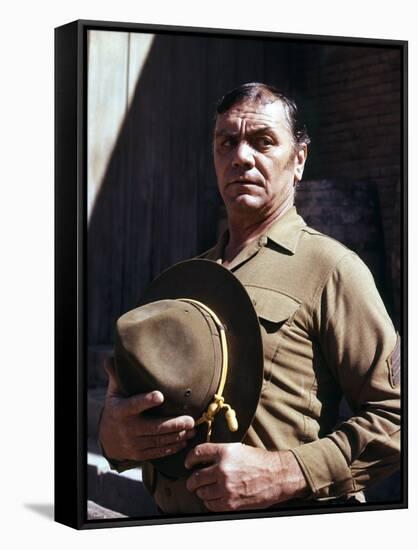 La Horde Sauvage THE WILD BUNCH by Sam Peckinpah with Ernest Borgn 1969 (photo)-null-Framed Stretched Canvas