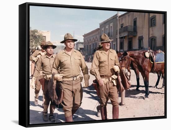 La Horde Sauvage THE WILD BUNCH by Sam Peckinpah with Jaime Sanchez, Ernest Borgnine and William Ho-null-Framed Stretched Canvas