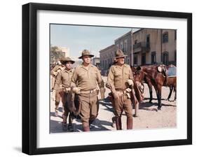 La Horde Sauvage THE WILD BUNCH by Sam Peckinpah with Jaime Sanchez, Ernest Borgnine and William Ho-null-Framed Photo