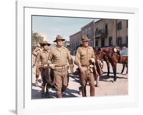 La Horde Sauvage THE WILD BUNCH by Sam Peckinpah with Jaime Sanchez, Ernest Borgnine and William Ho-null-Framed Photo