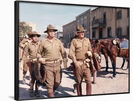 La Horde Sauvage THE WILD BUNCH by Sam Peckinpah with Jaime Sanchez, Ernest Borgnine and William Ho-null-Framed Photo