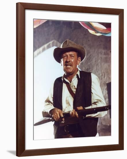 La Horde Sauvage THE WILD BUNCH by Sam Peckinpah with William Holden, 1969 (photo)-null-Framed Photo