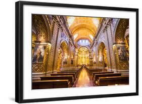 La Iglesia De La Compania De Jesus, City of Quito, Ecuador, South America-Matthew Williams-Ellis-Framed Photographic Print