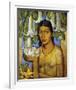 La India de las Floripondias-Alfredo Ramos Martinez-Framed Giclee Print