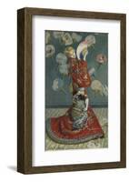 La Japonaise (Camille Monet in Japanese Costume), 1876-Claude Monet-Framed Art Print