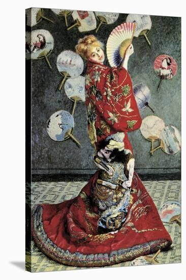 La Japonaise (Camille Monet in Japanese Costume)-Claude Monet-Stretched Canvas