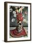 La Japonaise (Camille Monet in Japanese Costume)-Claude Monet-Framed Art Print