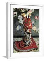 La Japonaise (Camille Monet in Japanese Costume)-Claude Monet-Framed Art Print