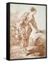 La Jardiniere-Jean-Honoré Fragonard-Framed Stretched Canvas