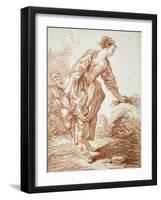 La Jardiniere-Jean-Honoré Fragonard-Framed Giclee Print