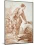 La Jardiniere-Jean-Honoré Fragonard-Mounted Giclee Print