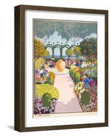 La Jarre, Pub. Paris 1919 (Pochoir Print)-Georges Barbier-Framed Giclee Print