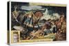 La Jerusalem Deliveree Par Le Tasse, Tancrede Baptises the Dying Clorinde, 19th Century-null-Stretched Canvas