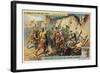 La Jerusalem Deliveree Par Le Tasse, the Assault on Jerusalem, 19th Century-null-Framed Giclee Print