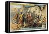 La Jerusalem Deliveree Par Le Tasse, the Assault on Jerusalem, 19th Century-null-Framed Stretched Canvas