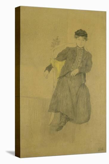 La Jeune fille de Munich-Jules Pascin-Stretched Canvas