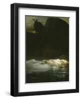 La jeune martyre-Paul Delaroche-Framed Premium Giclee Print