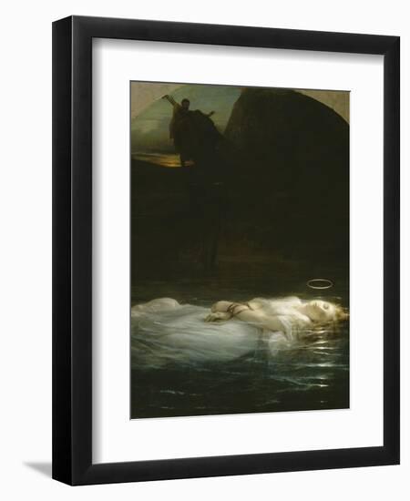 La jeune martyre-Paul Delaroche-Framed Premium Giclee Print