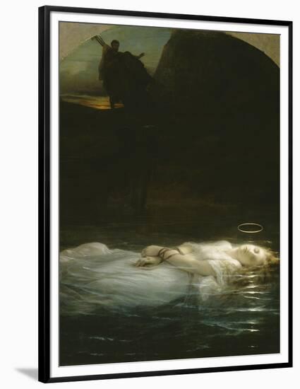 La jeune martyre-Paul Delaroche-Framed Premium Giclee Print