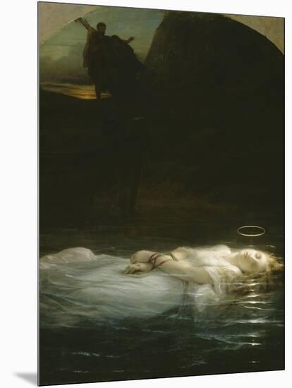 La jeune martyre-Paul Delaroche-Mounted Premium Giclee Print