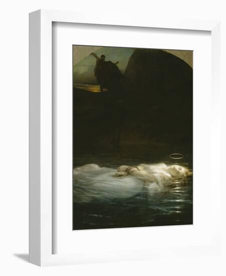 La jeune martyre-Paul Delaroche-Framed Giclee Print