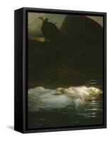 La jeune martyre-Paul Delaroche-Framed Stretched Canvas