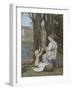 La jeune mère, dit aussi Maternité, ou la Charité-Pierre Puvis de Chavannes-Framed Giclee Print