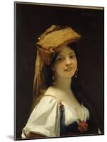 La jeune rieuse-Jules Joseph Lefebvre-Mounted Giclee Print