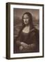 La Joconde par Léonard de Vinci, musée du Louvre-Gustave Le Gray-Framed Giclee Print