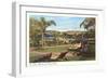 La Jolla Beach and Tennis Club, La Jolla, California-null-Framed Art Print