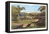 La Jolla Beach and Tennis Club, La Jolla, California-null-Framed Stretched Canvas